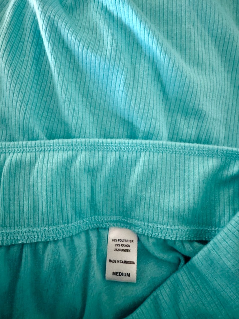 Muk Luks Turquoise 3-Piece Lounge Set - Picture 11 of 12